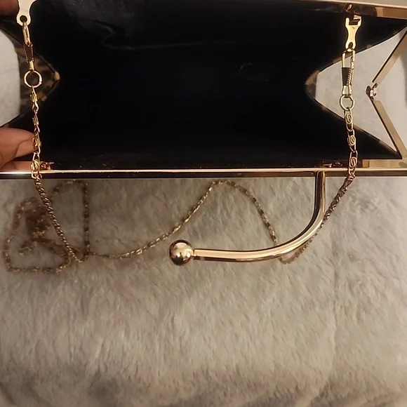 Leopard print  Cluth purse - Picture 4 of 5